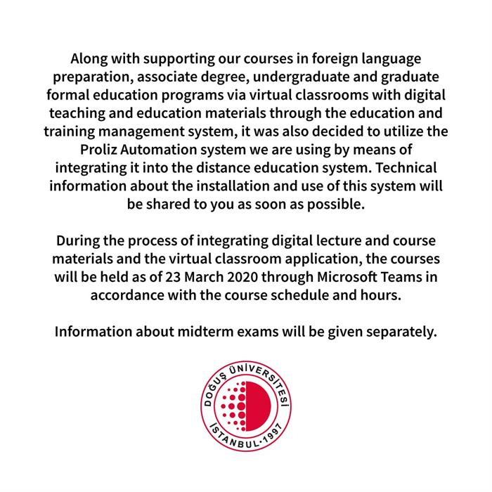 Doğuş üniversitesi online eğitim Doğuş üniversitesi online eğitim