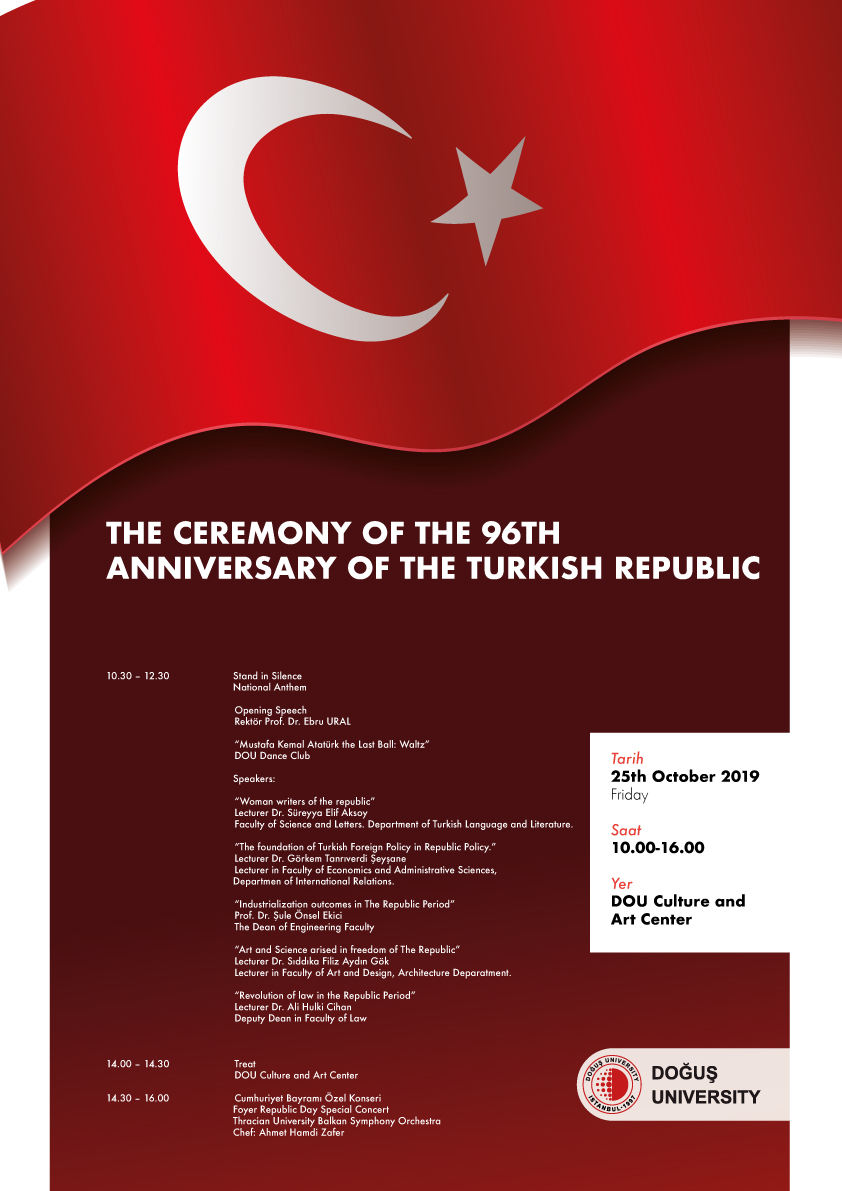 The Ceremony Of The 96TH Annıversary Of The Turkısh Repeblıc