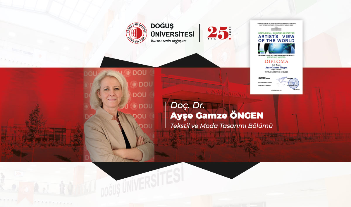 Doç. Dr. Ayşe Gamze Öngen “Artist's View of The World" Yarışmasında Ödüllendirildi