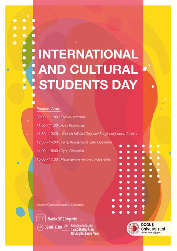 Internatıonal And Cultural Students Day