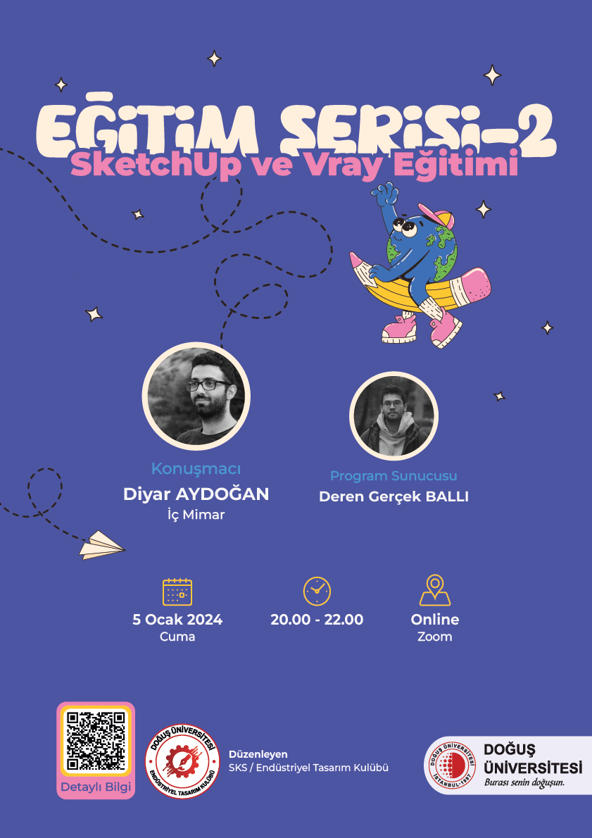 eğitim serisi 2  sketchup ve vray eğitimi_Afiş