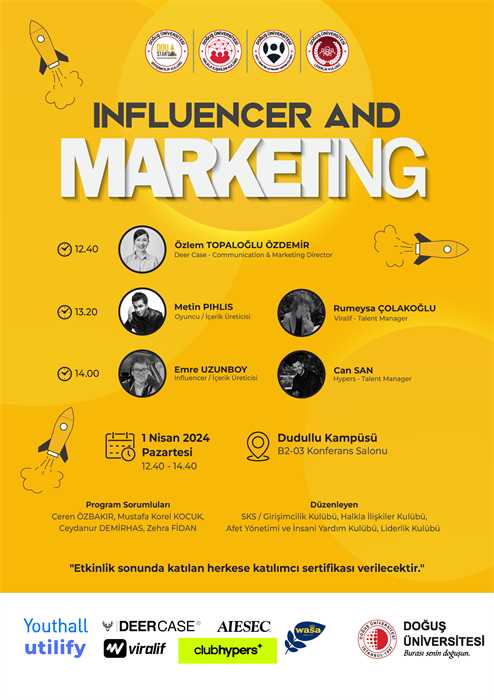influencer and marketing_Afiş