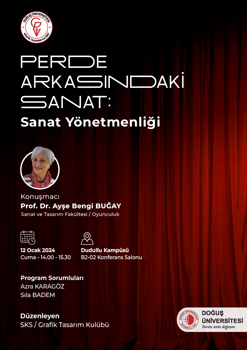 PERDENİN ARKASINDAKİ SANAT-SANAT YÖNETMENLİĞİ_Afiş
