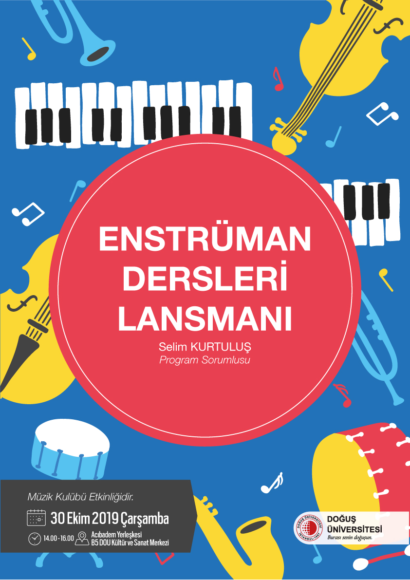 muzik kulubu enstruman dersleri lansmani