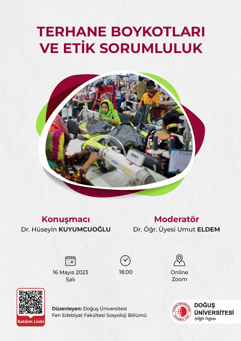 terhane boykotları ve etik sorumluluk_Afiş