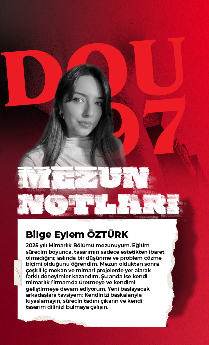 Gökçen Özçelik mezun notu