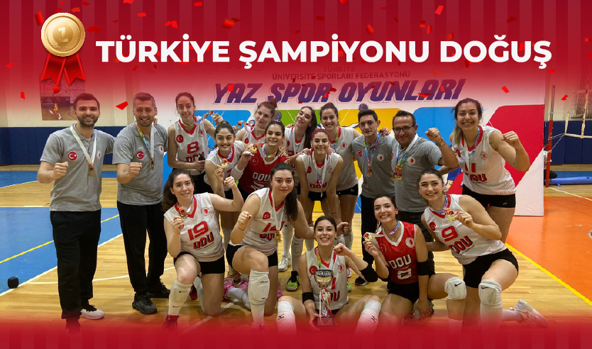 Doğuş Üniversitesi, Kadın Voleybolda Türkiye Şampiyonu Oldu